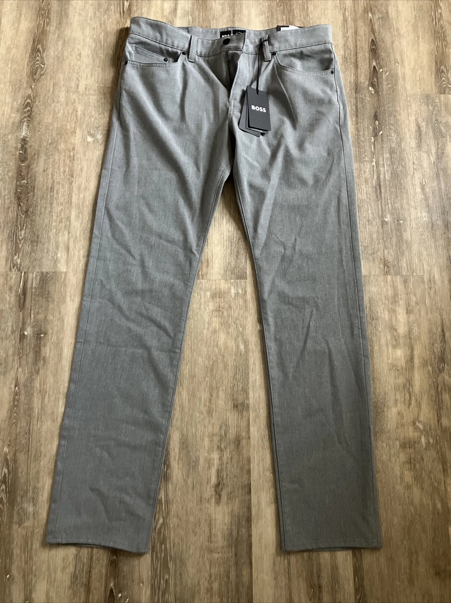 Hugo Boss Slim Fit Performance Stretch Jeans 33x32 Color Gray | eBay