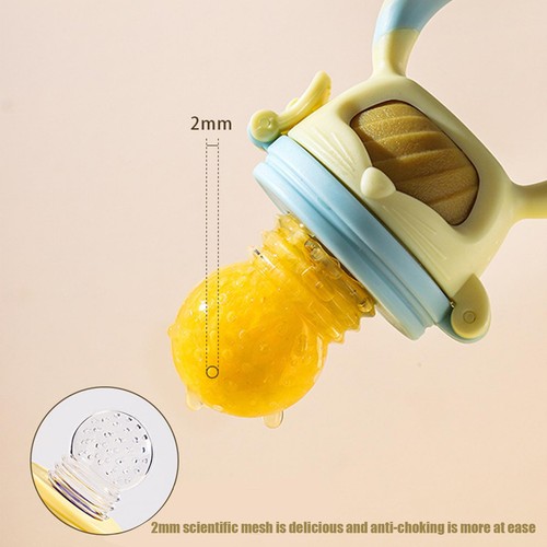 Baby Fresh Fruit Food Feeder Nibbles Pacifier Safety Silicone Feeding Nipples AU