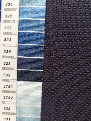 19" x 28" 14CT Counted Cotton Cross Stitch Aida Cloth Fabric - Picture 70 of 96