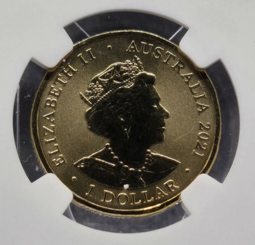 2021 AUSTRALIA $1 RSPCA 150TH ANNIVERSARY - CAT - NGC MS67 - KITTEN - Picture 4 of 10