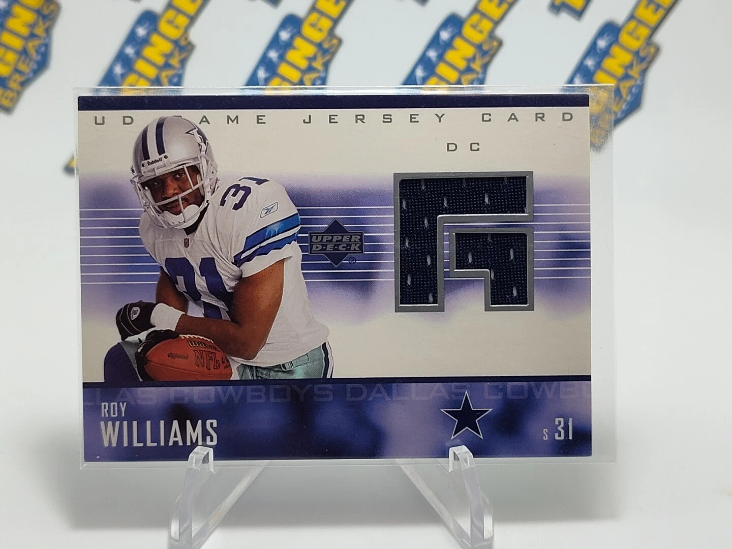 Roy Williams trading card