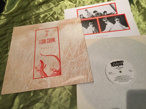 I CAN CRAWL - DESERT - HYBRID RECORDS 1986 UK LP with INSERT EX/M-
