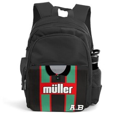 Image of Personalised Aston Villa Backpack Boys Football School Bag Childrens PE VSW05