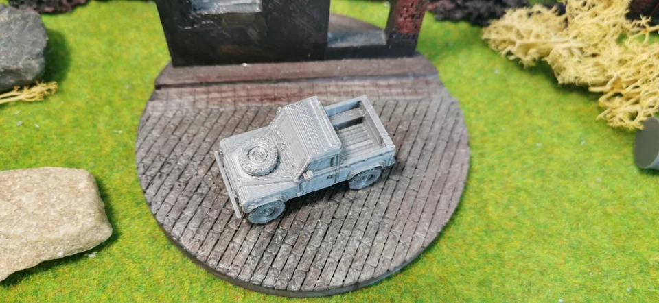 TUL 90 4X4 Pickup "Aperto" Modello Kit Di Costruzione Militare 1/87 1/72 1/56 - Immagine 3 di 3