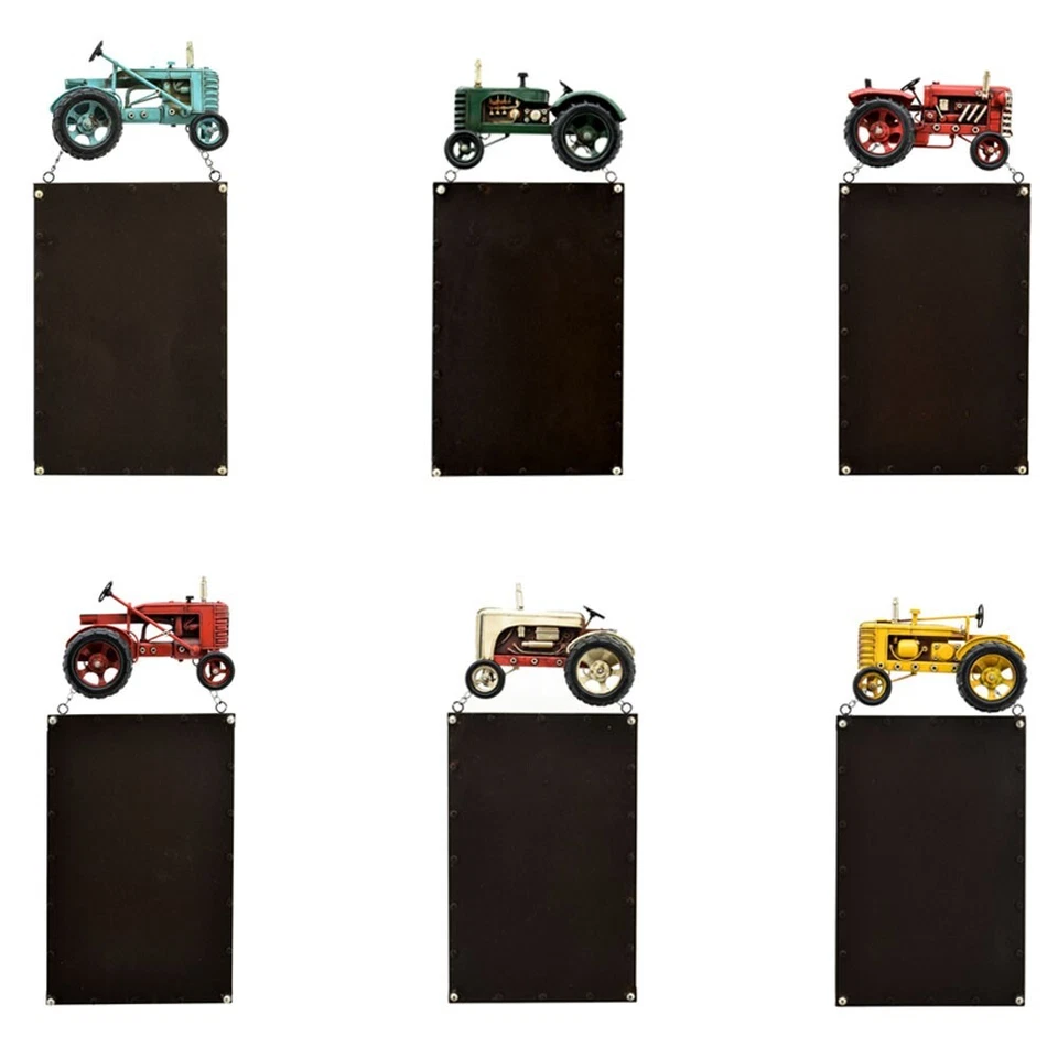 Hanging Iron Tractor Magnetic Note Boards - Image 2 of 4