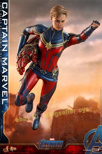 Hot Toys Avengers Endgame Captain Marvel Carol Danvers 1/6 Scale Figure MMS575 - Picture 9 of 18