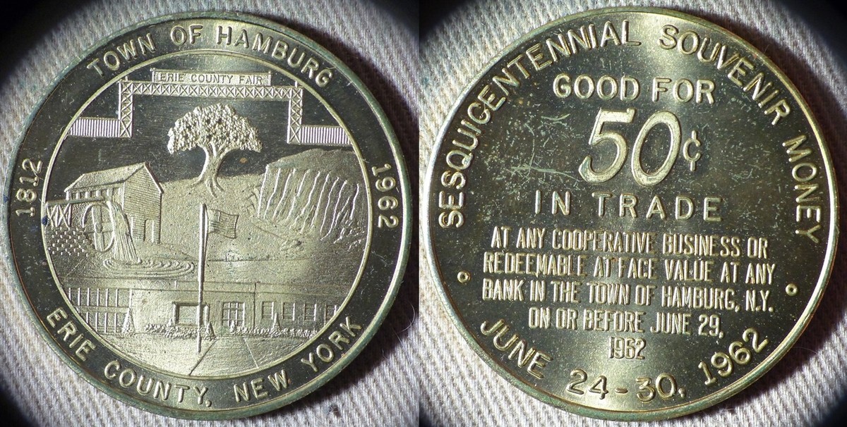Token : GF 50 Ct In Trade Hamburg N.Y. 34 mm,BR IRTM2386 | eBay
