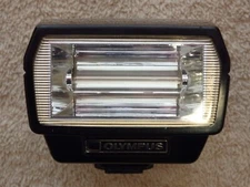 QUICK AUTO 310 ELECTRONIC FLASH COMPLETE SETUP for OLYMPUS OM-2 35mm SLR CAMERAS