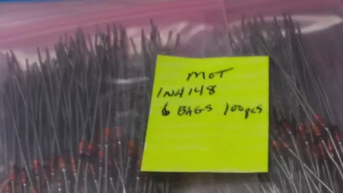 (25) 1N4148 MOT, Diodes - General Purpose, Power, Switching 100V Io/200mA BULK
