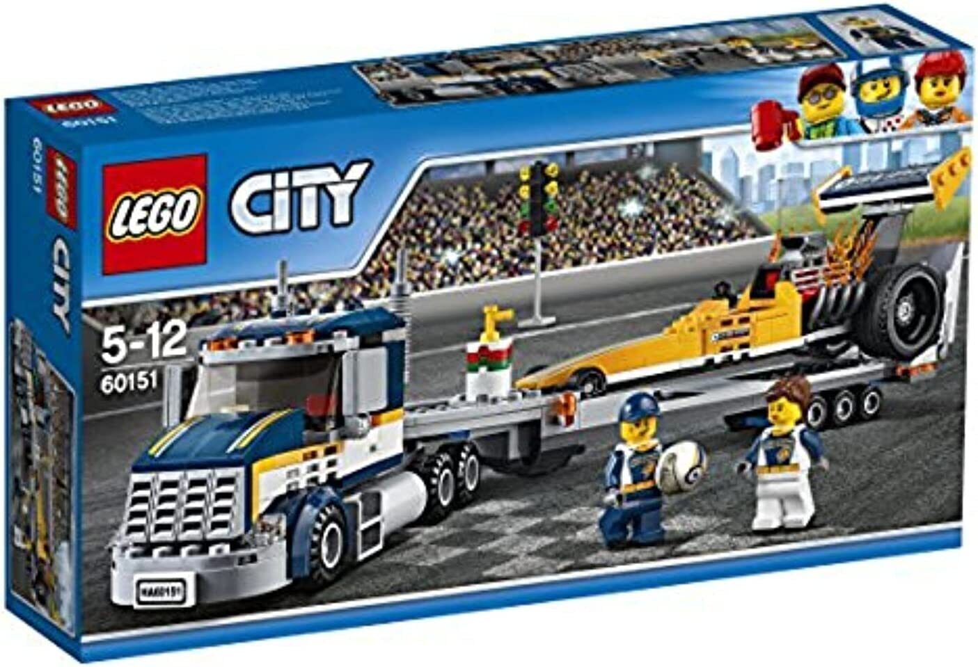 LEGO City Super High Speed ​​Race Car and Trailer 60151