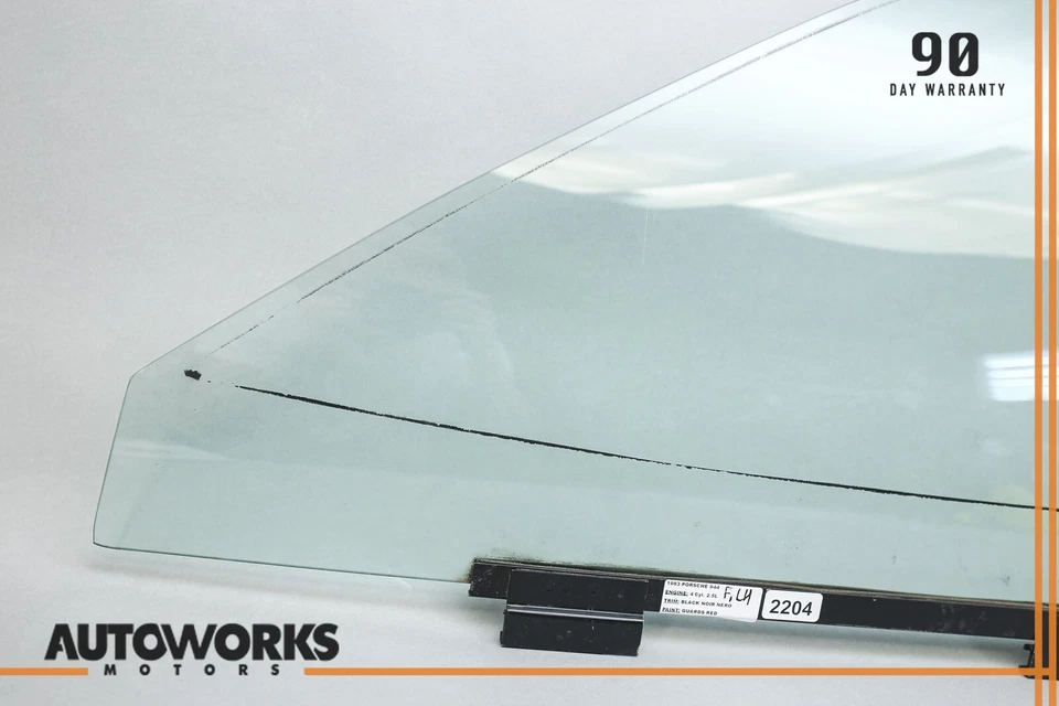 83-87 Porsche 944 Puerta delantera izquierda lado del conductor Ventana Vidrio OEM Foto 2 de 4