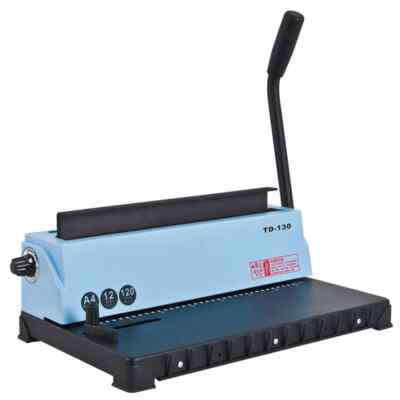 34 Square Hole Wire Binding Machine Small Machine Big Capacity Books Binding