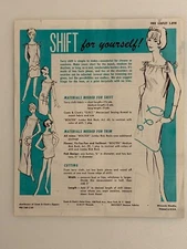 Vintage Coats & Clark’s Shift for Yourself Terry Shift Pattern Crafting Leaflet