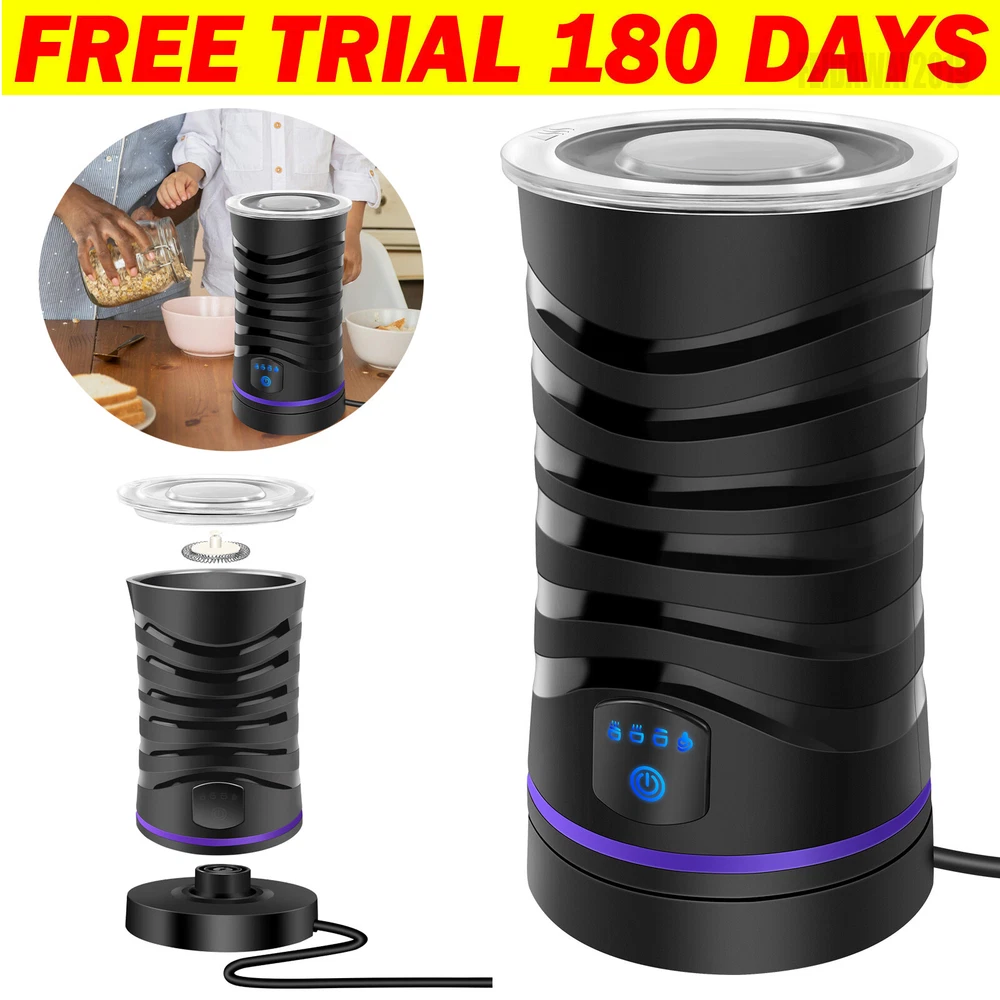 Milk Frother Electric Automatic Frother and Milk Steamer Hot & Cold Milk Warmer