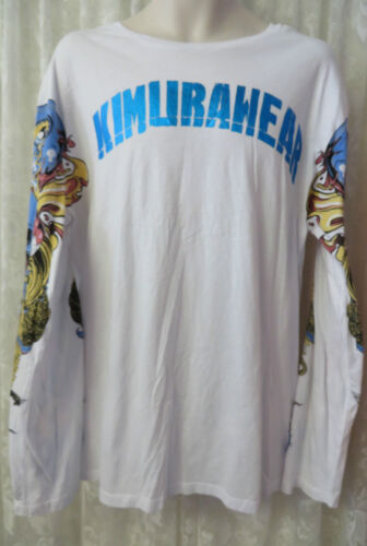 KIMURAWEAR TEE SHIRT Long Sleeve MMA Sport Gear Fight Box 2XL Tattoo Sleeve - Picture 1 of 4