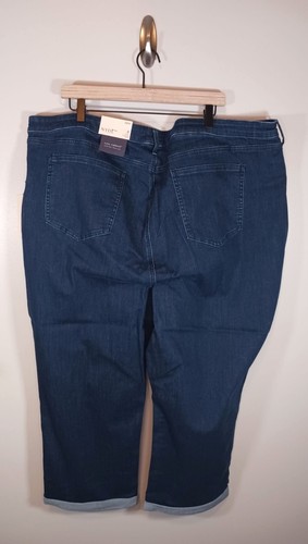 Denim oscuro corto NYDJ Chloe Capri talla 28W nuevo con etiquetas - Imagen 2 de 5
