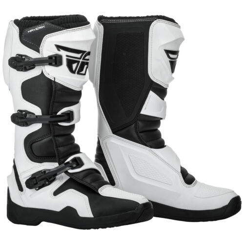 Fly Racing Maverik (weiß) Motocross-Stiefel für Erwachsene - Bild 1 von 1