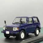 Mini Car Mitsubishi Pajero 1982 Blue 1/43 Scale Box Display Diecast Vol 52
