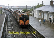 Irish Railway Photo Rosslare train at Wicklow - 1987