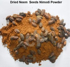 Dried Neem Fruit Seeds Nimodi Azadirachta Indica Powder 100gm 3.5 OZ .