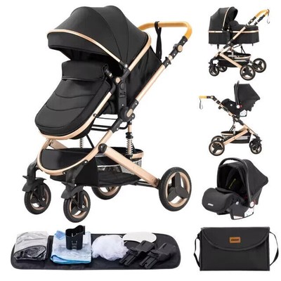 Luxus Kinderwagen 3-in-1: Nagelneu mit umfangreichem Zubehörpaket