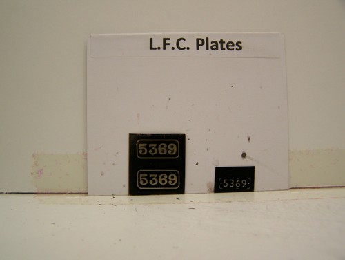 LFC GWR No 5369 Fahrerhaus Seitennummer | Zustand: New
