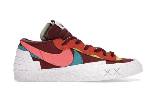 Nike Blazer Low x KAWS x Sacai Team Red 2021 DM7901-600 Collector Fast Ship 🔥