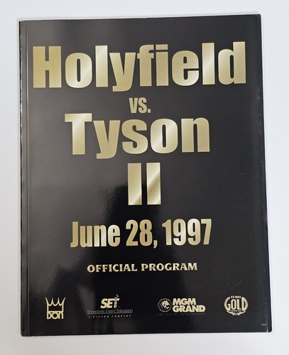 Holyfield Vs Tyson II Official Program June 28th, 1997