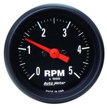 Autometer Z-series 52mm 5000rpm In-dash Tachometer Autometer Z-series 52mm 5000rpm In-dash Tachometer