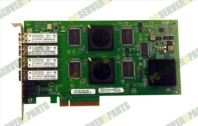 HP 455088-001 4GB PCI-E Fibre Channel Quad Port Adapter Karte QLogic QLE2464 