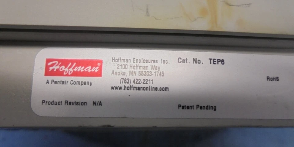 HOFFMAN TEP6 THERMOPLASTIC EXHAUST FAN GRILLE, 6" FAN GRILL, LIGHT GRAY - Image 4 of 4