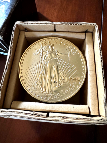 Orologio vintage Bulova Lady Liberty a monete impilato carica viaggio con sveglia nuovo con scatola - Foto 6 di 8