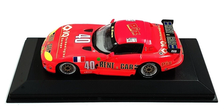 Minichamps 1/43 Scale 430 941440 - Dodge Viper Le Mans 1994 #40 Arnoux - Image 4 of 4