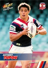 2008 Sydney Roosters NRL Select Champions Centenary Card - Anthony Tupou