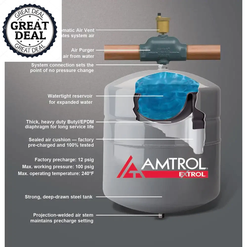 No. 30 Expansion Tank for Hydronic/Boiler | eBay