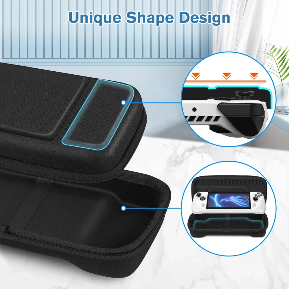 Carrying Case for ASUS ROG Ally 7" Gaming Handheld - [Shockproof] Hard Shell Pro - Image 4 of 4