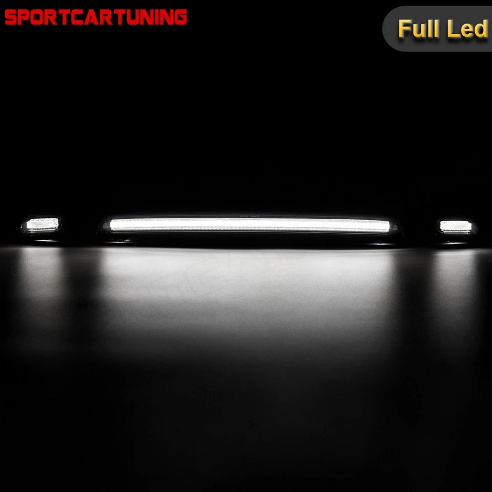 3 luces LED blancas para techo de cabina para camionetas Chevy Silverado GMC Sierra 2500 Foto 2 de 4