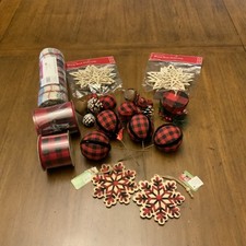 Buffalo Plaid Christmas Decor Bundle Rustic, Cozy and Perfect for the Holidays