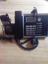 RCA® ViSYS™ 25255RE2 Two-Line Corded/Cordless Phone System with Answering System