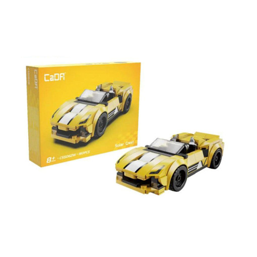 CaDa C55062W Golden Star Crest Racing Car 1:32 Scale Brick Building Kit
