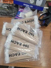6" Cotton Swabs Wooden Handles Cotton Tipped Applicator Wood Sticks. 1000pk