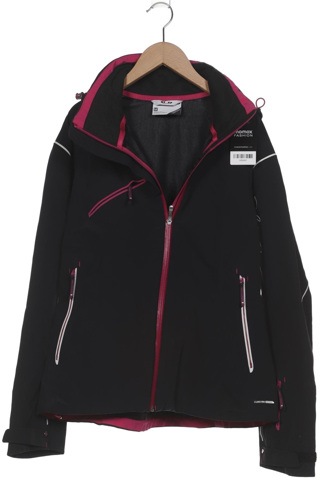 SALOMON giacca donna giacca anorak jacket cappotto corto taglia M nero #gqee171