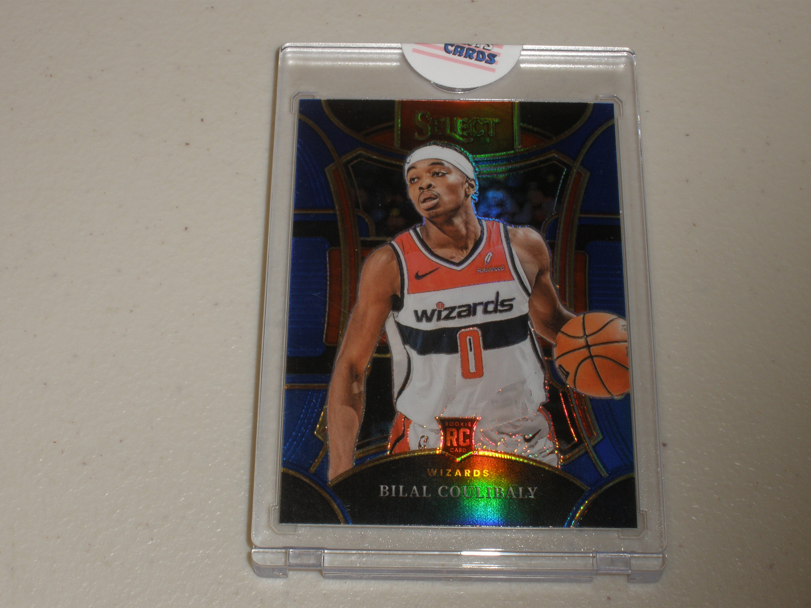 2023-24 Panini Select Mezzanine Level Blue Prizm #304 Bilal Coulibaly Rookie RC