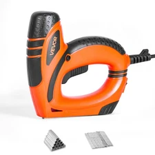 VEVOR Electric Nail Gun 2-in-1 Staple Gun Brad Nailer 18 Gauge 5/8 inch Stapler