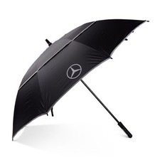 Genuine Mercedes-benz 62 Rpet Golf Umbrella With Reflective Trim Double Canopy