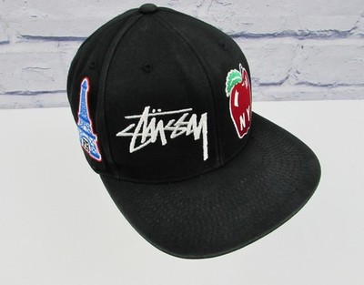 Stussy World Tour Icon Snapback Hat Limited-Edition City