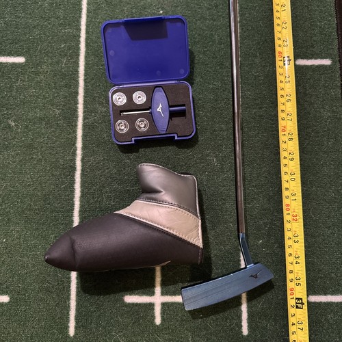 Mizuno M-Craft OMOI Type 1 Blue Ion 35" Putter RH Headcover/ Weight Kit - Picture 3 of 9