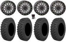 System 3 SB-6 15" Wheels Gm (4+3) 30" Pro Runner Tires Polaris Sportsman / RZR