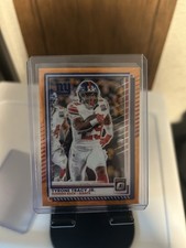 Panini 2025 Donruss Optic Tyrone Tracy Jr. Orange Scope Prizm RC #6 /79