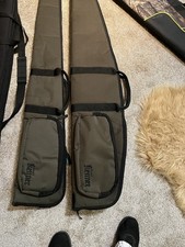 2 GEWEHRFUTTERALE  JE 1 F&Uuml;R 1 UND 2 GEWEHRE GEF&Uuml;TTERT ,KETTNER